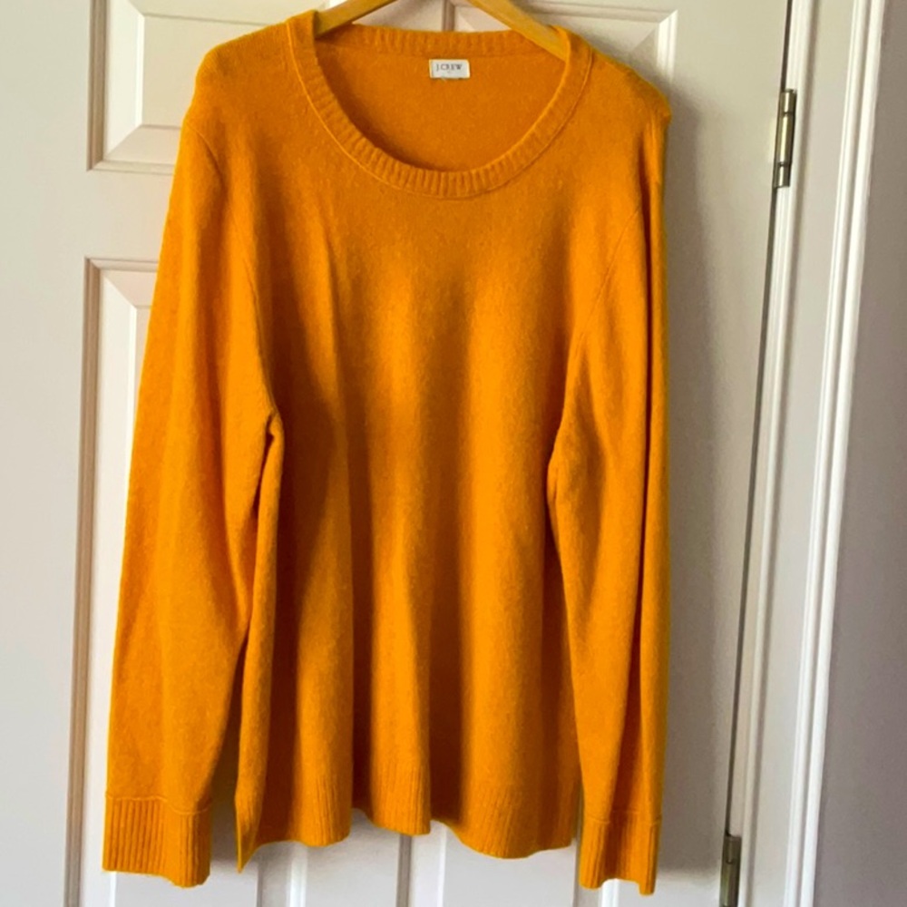 Vintage Sunflower Yellow J. Crew Crewneck Sweater